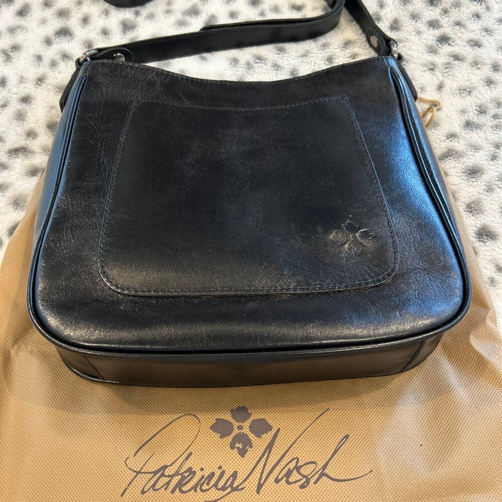 PATRICIA NASH BLACK SHOULDER BAG SIZE LG